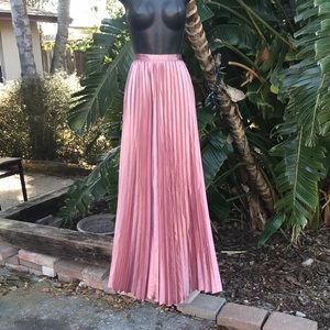 - Tfnc Pleated satin maxi skirt